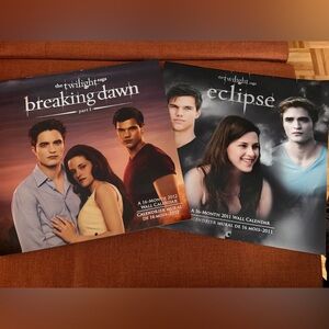 Twilight Saga Breaking Dawn Eclipse Wall Calendars 📅 2011 & 2012